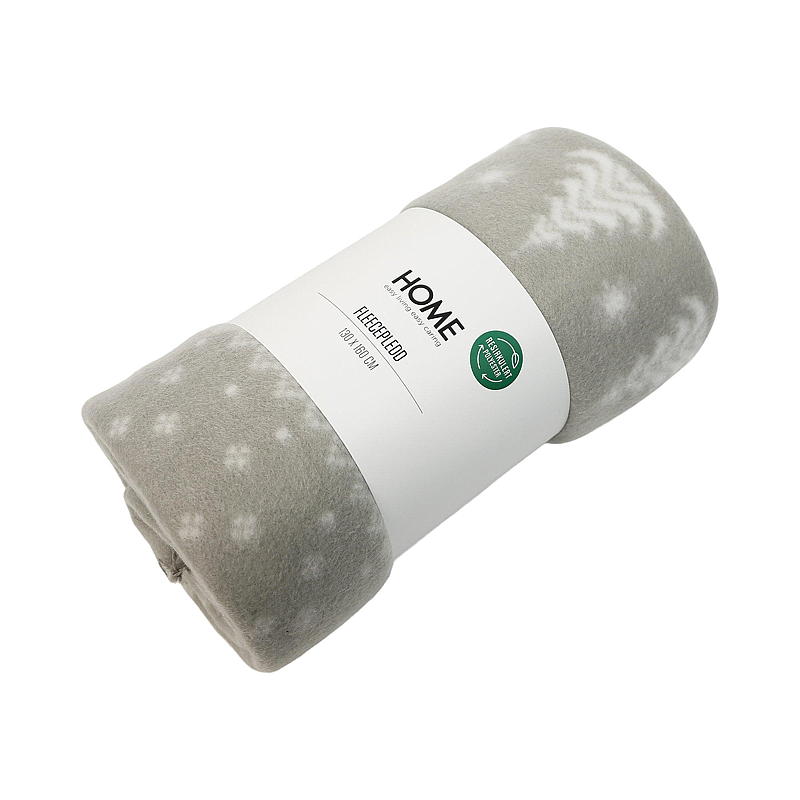 Hjem Fleece-teppe 130x160 cm resirkulert vinter