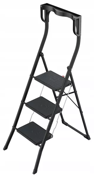 Schodki stalowe składane HAILO K77 ComfortLine 3 stopnie (wys. rob. 2,69m)