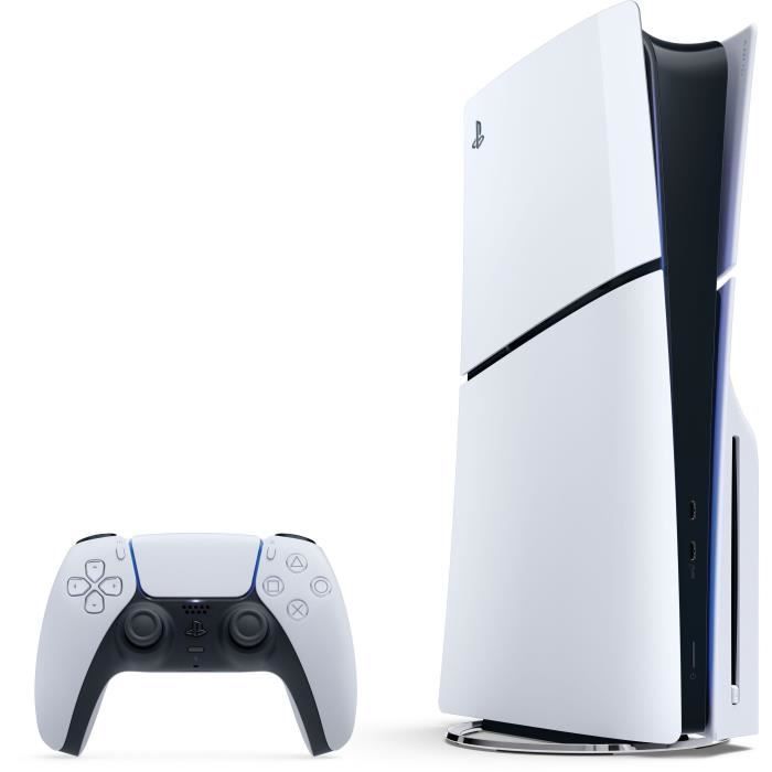 Pack PS5 Standard (avec lecteur CD) : Console PlayStation 5 (Modèle Slim) + NBA 2K26 (code dans la boite)