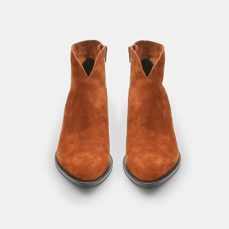 BATA damskie zamszowe botki Texan