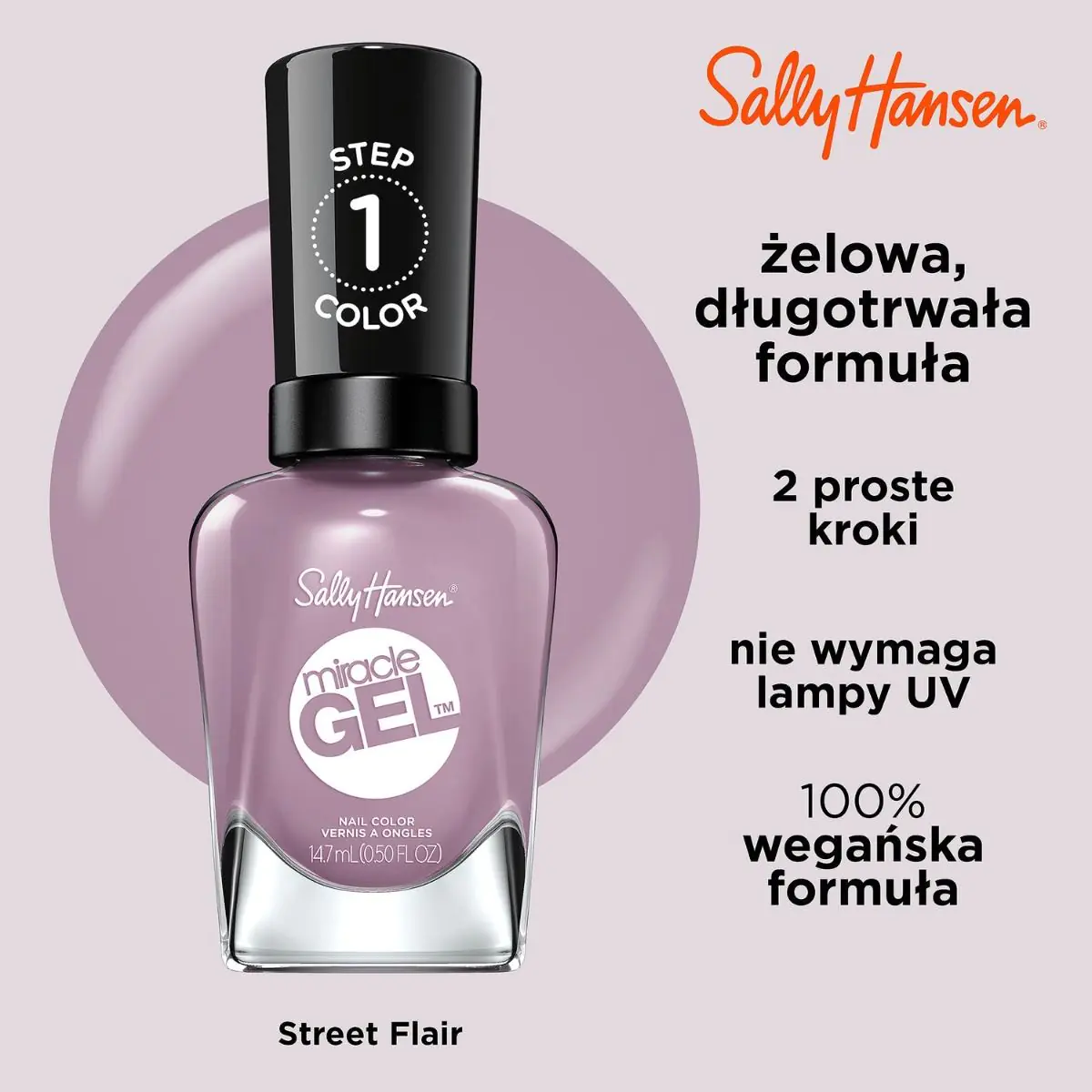 Sally Hansen Lakier Miracle Gel 270 Street Flair 14,7ml