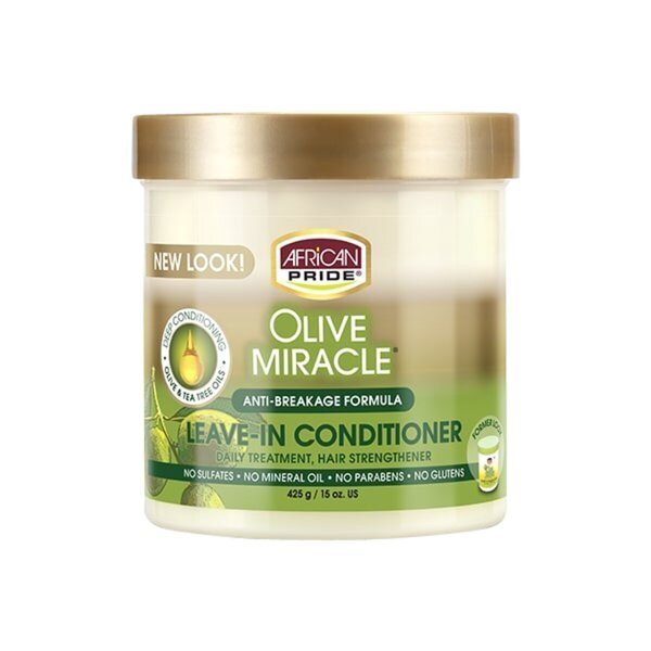 African Pride Olive Miracle nenoskalojamais kondicionieris<br>425g