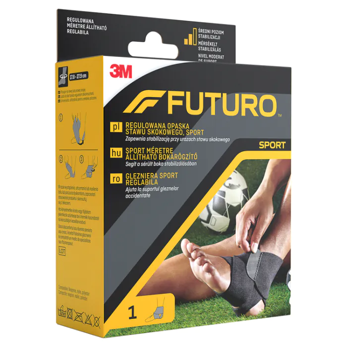 Futuro, Regulowana opaska stawu skokowego Basic Sport, Rozmiar uniwersalny