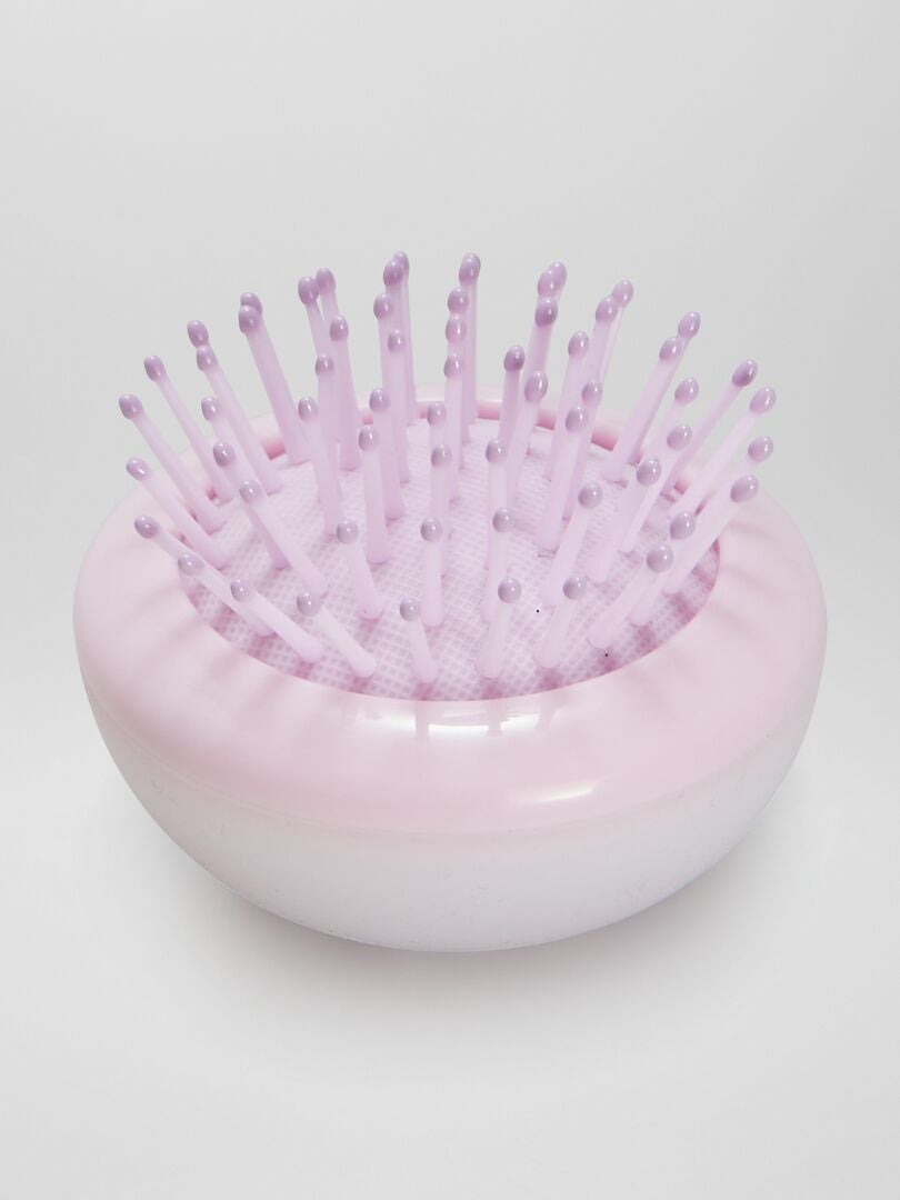Escova dobrável 'Disney' - ROSA