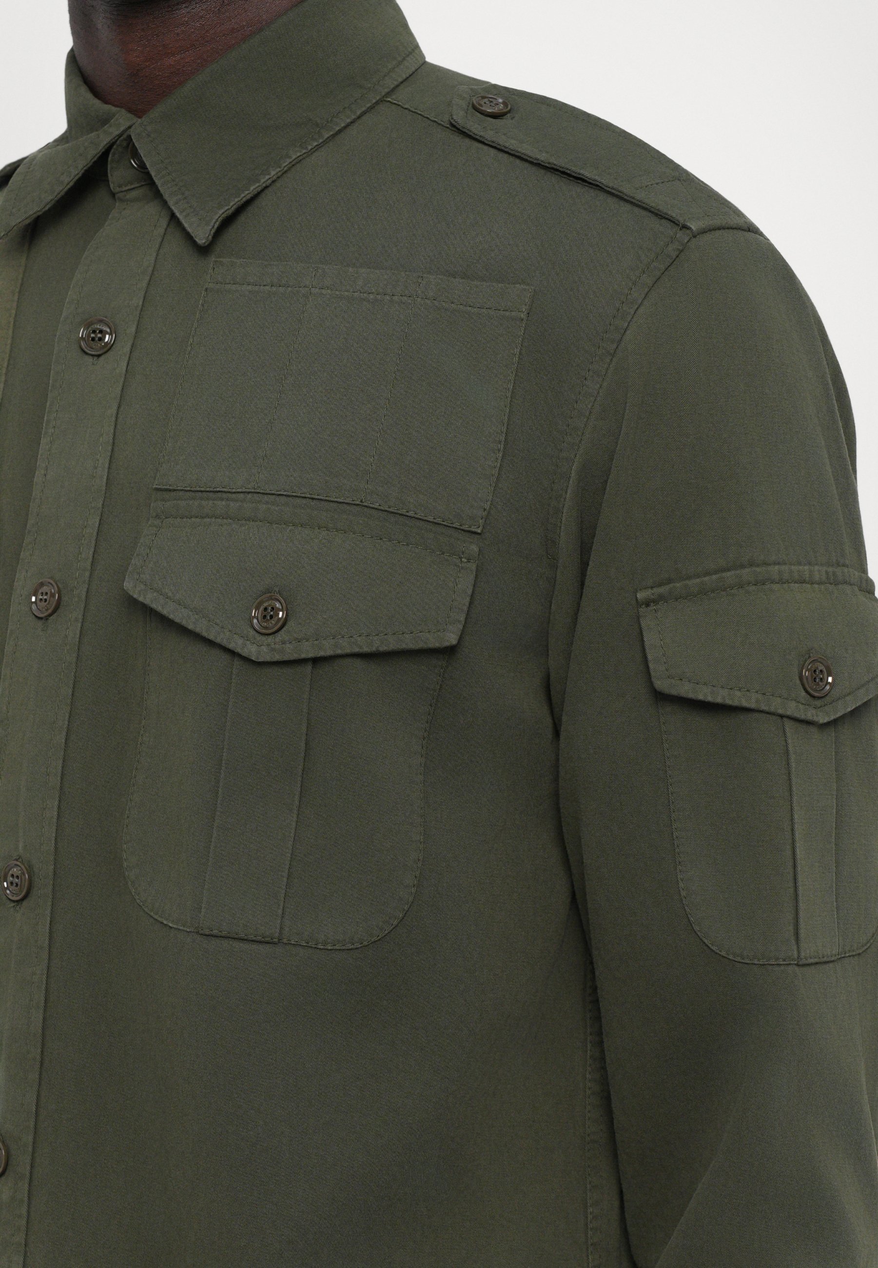 ASPESI HOUSTON SHIRT - Skjorte - military