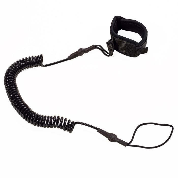 Leash for stand up paddleboarding, flexible, comfortable and robust