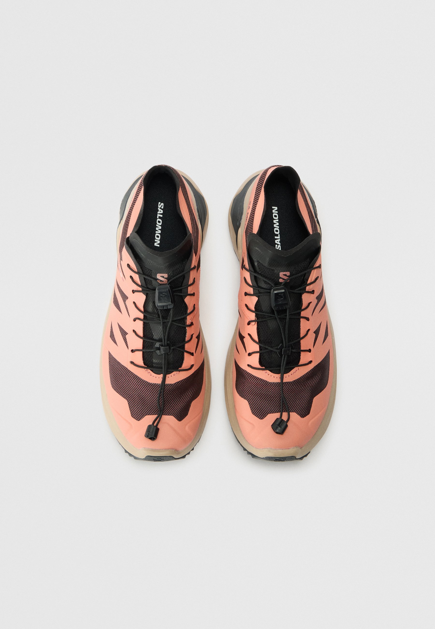 Salomon XA META - Chaussures de randonnée - corail fusion/beige oxford/noir