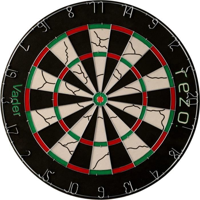 Darts set - VADER - Target and 6 darts included - Natural fibers - REZO