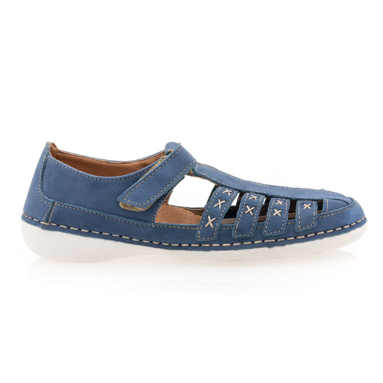 Blaue Damen-Komfortschuhe