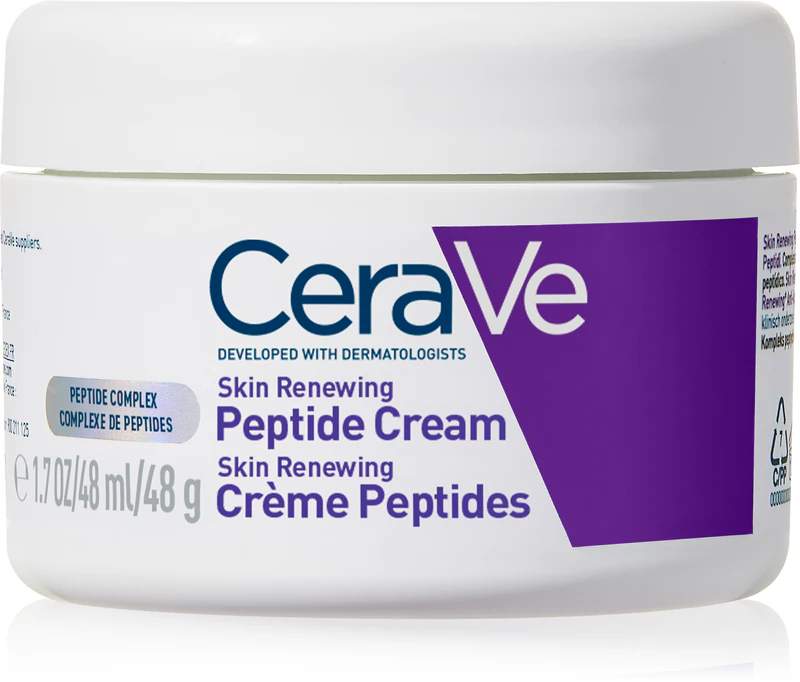 Regenerační noční krém CeraVe Skin Renewing Peptide Night Cream, který obnovuje hustotu pleti.