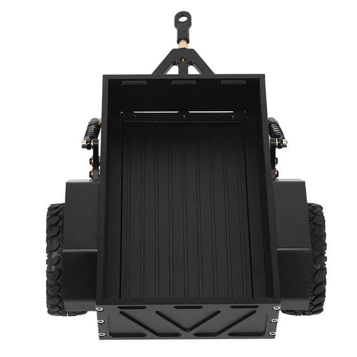 Remolque para coche RC Vvikizy, aluminio, antideslizante, ruedas de goma para Traxxas TRX4M 1/18
