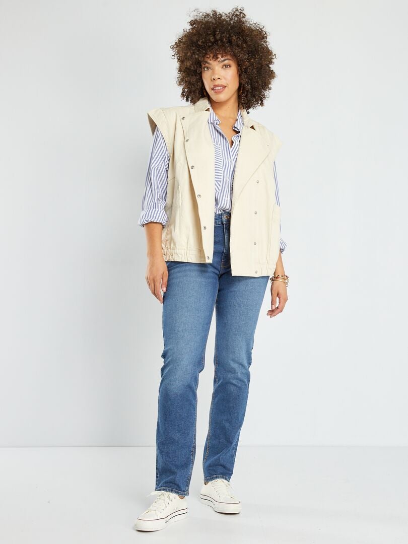 Calça jeans regular tamanho L32 - AZUL