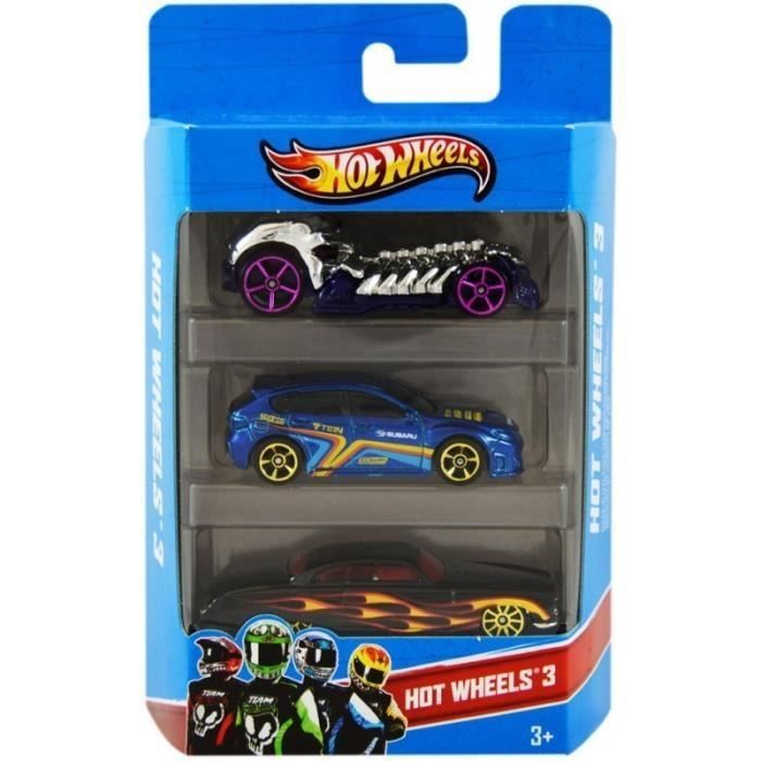 Hot Wheels - Pacote com 3 Veículos - Carrinhos Pequenos - Para Crianças a partir de 3 Anos - Hot Wheels - K5904