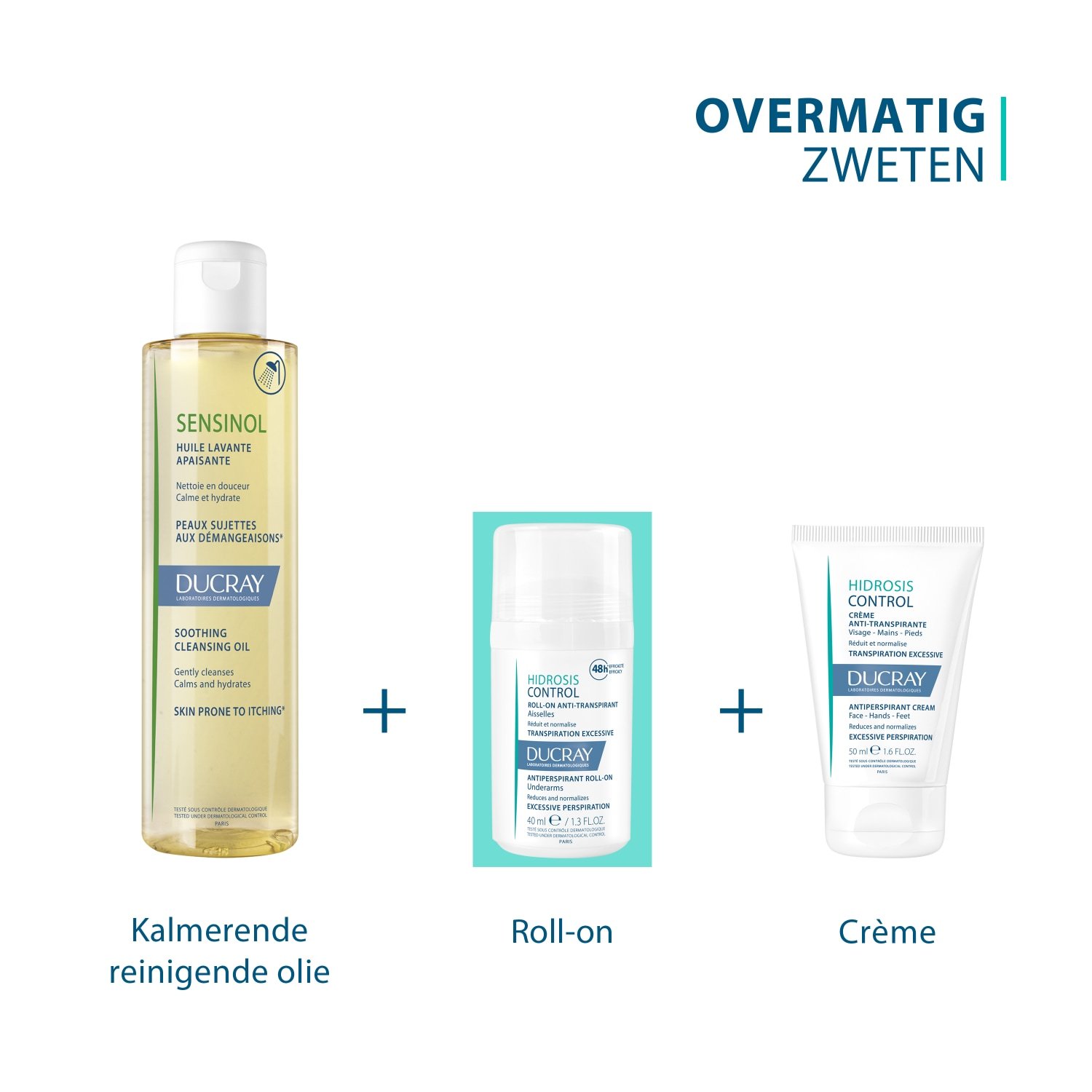Ducray antiperspirant dezodorans krema za kontrolu vlage – 50 ml