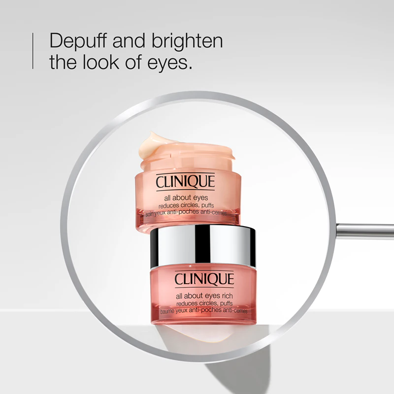 Clinique All About Eyes™ Hydratačný očný krém proti opuchom a tmavým kruhom pod očami
