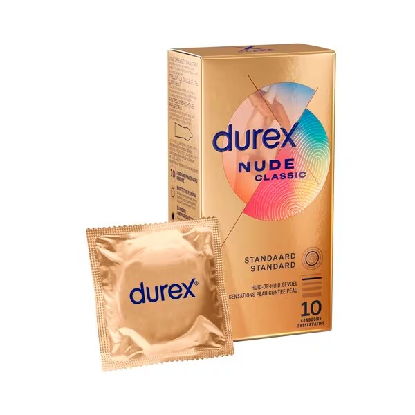„Durex Nude“ prezervatyvai<br>Medicinos prietaisas - 10 vnt.