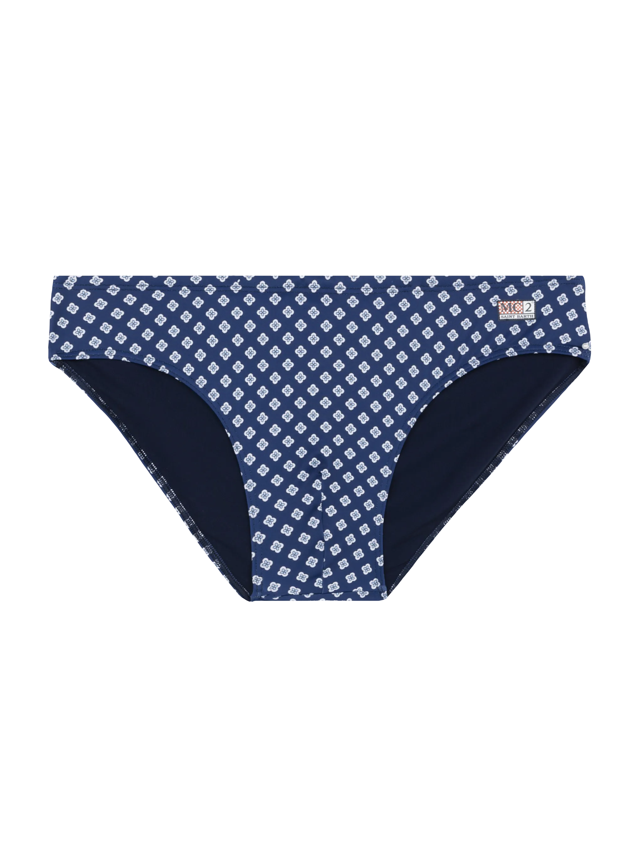 Slip da mare Cayo con stampa cravatte