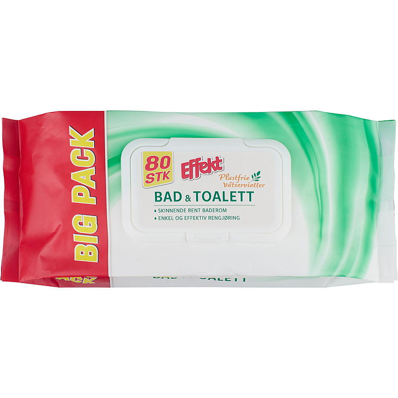 Panni monouso Effect, 80 pezzi per il bagno, Effect