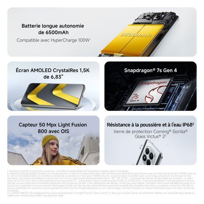 Celular - XIAOMI - POCO M8 Pro 5G Vertical - 12 GB de RAM - 512 GB - Tela AMOLED 6,83