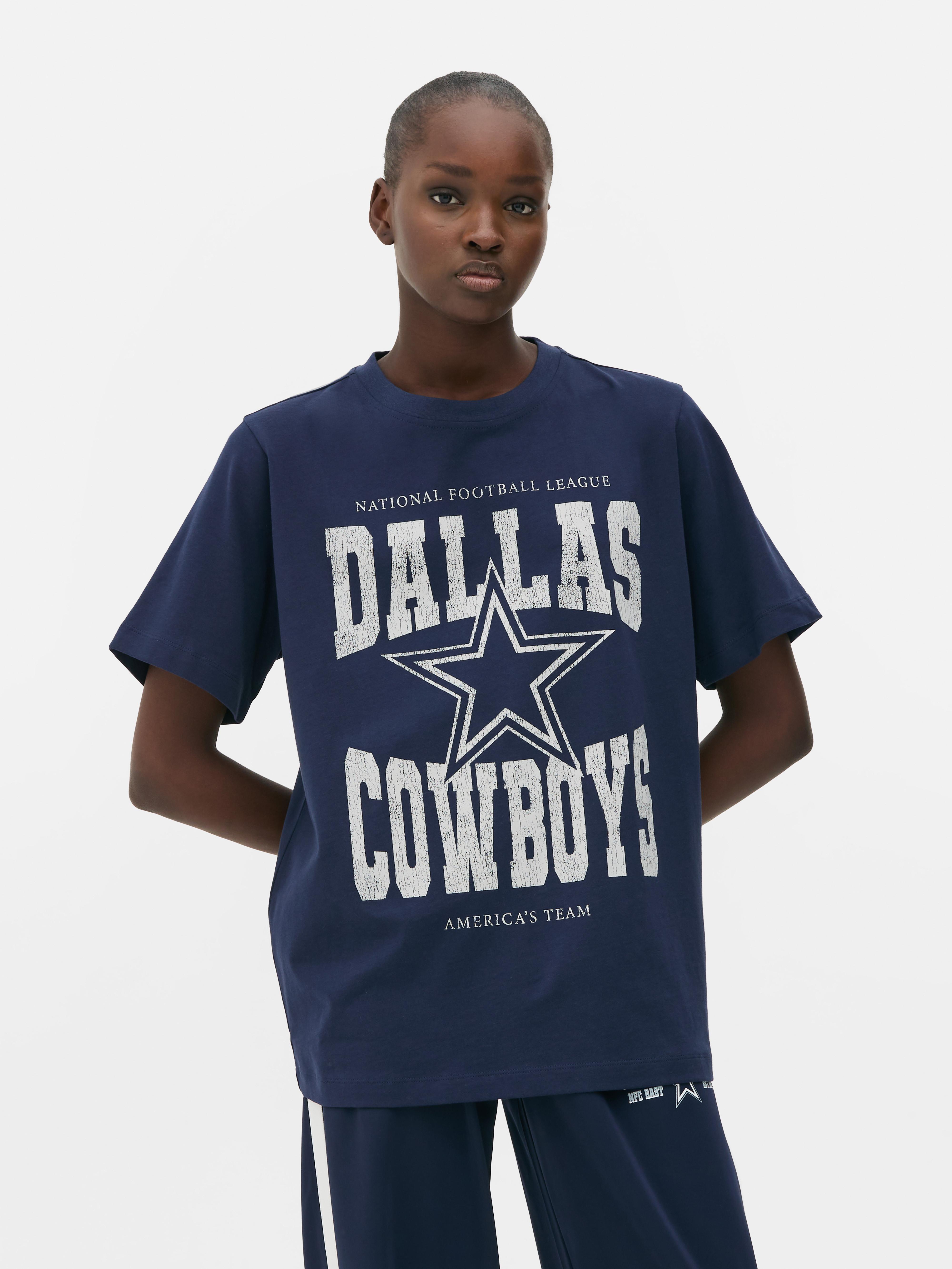 Tricou NFL supradimensionat Dallas Cowboys Un tricou cu mânecă scurtă, cu o croială lejeră și imprimeuri Dallas Cowboys