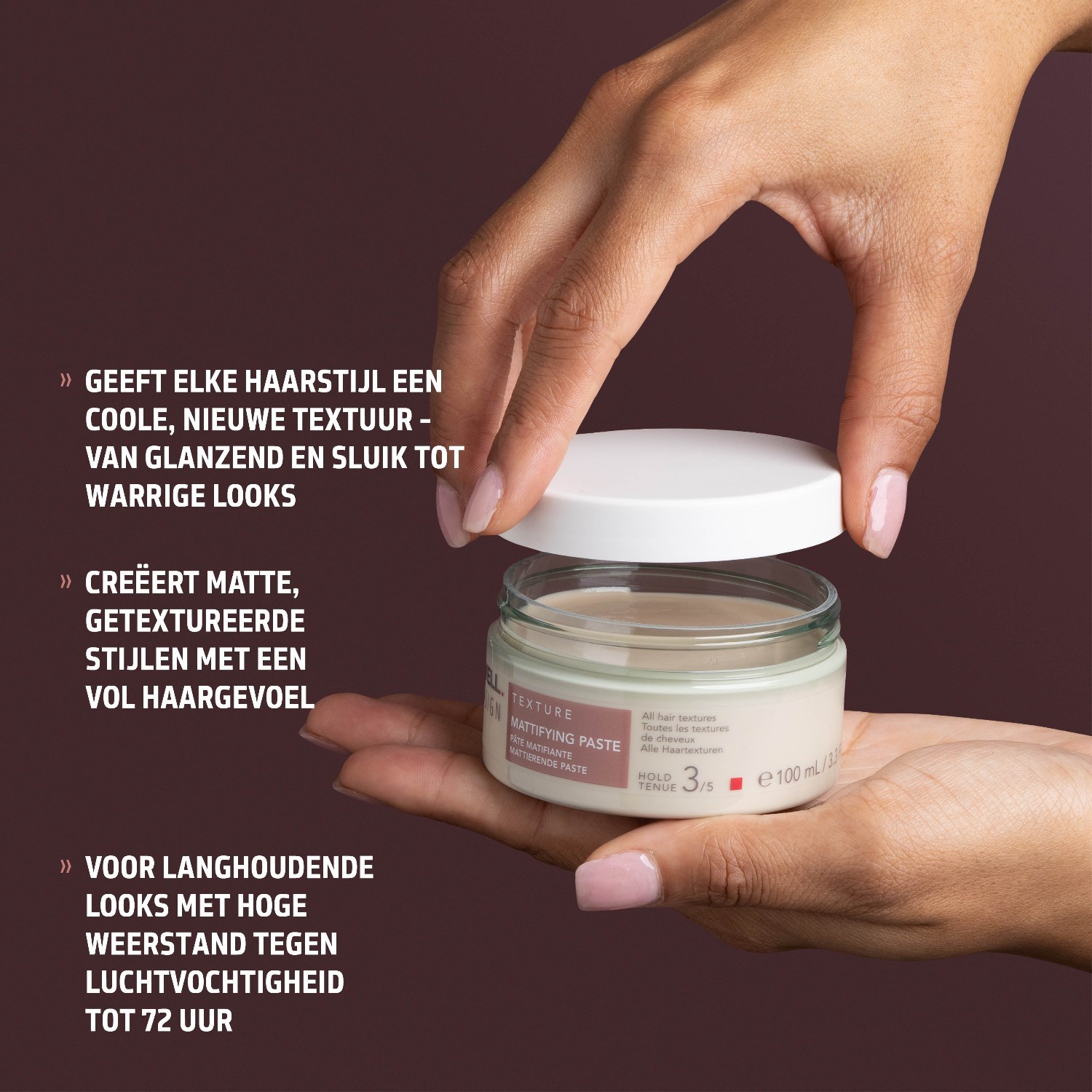 „Goldwell Stylesign“ matinį atspalvį suteikianti plaukų želė-pasta, 100 ml