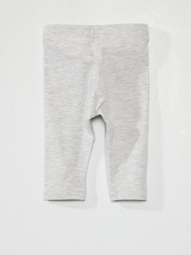 Effen jersey legging - GRIJS