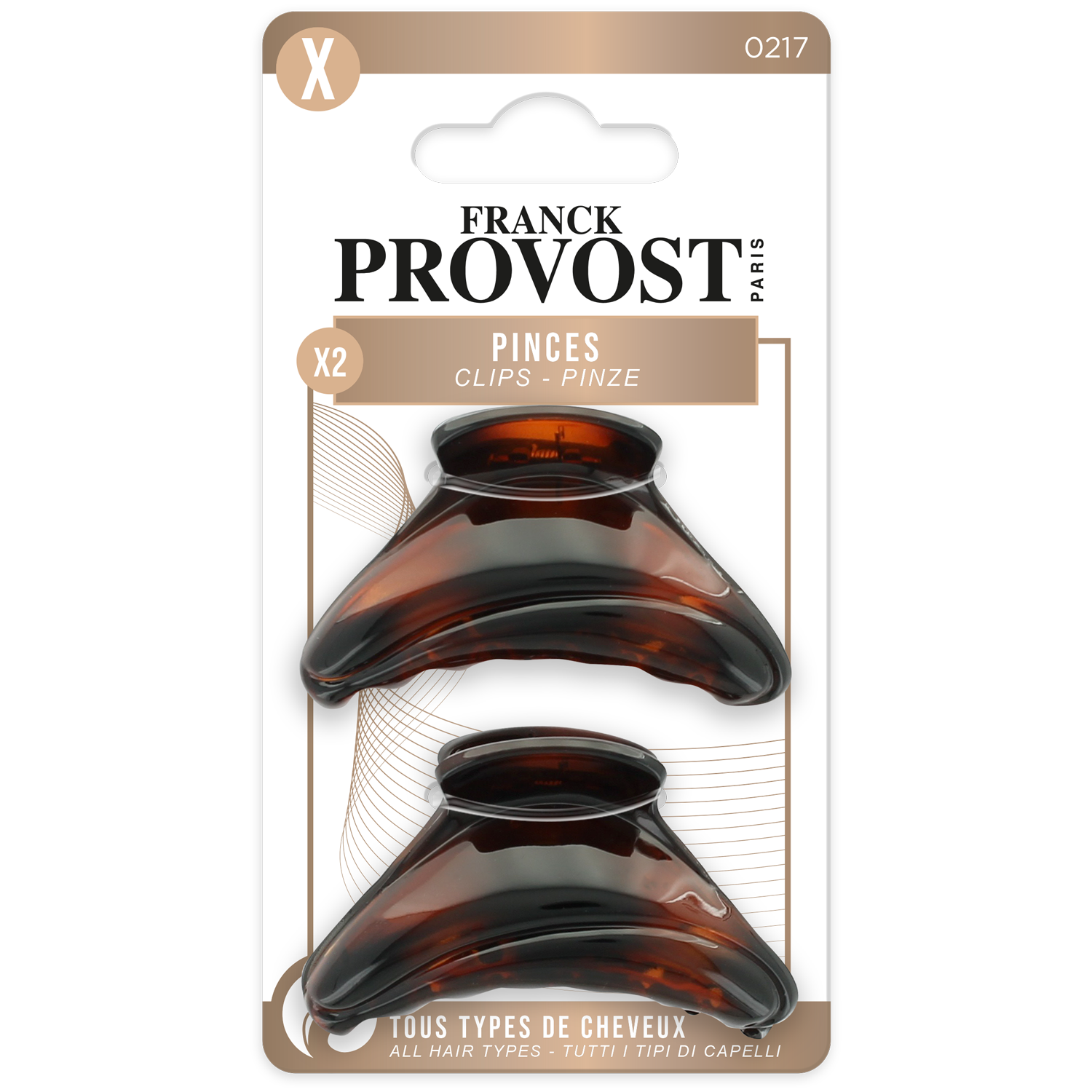 Fermaglio per capelli Franck Provost, 2 pezzi