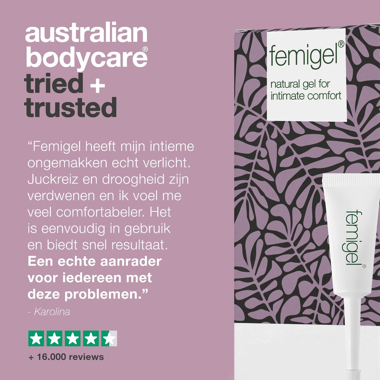 Accesorio de cuidado corporal Australian Bodycare Femigel – 5 ml