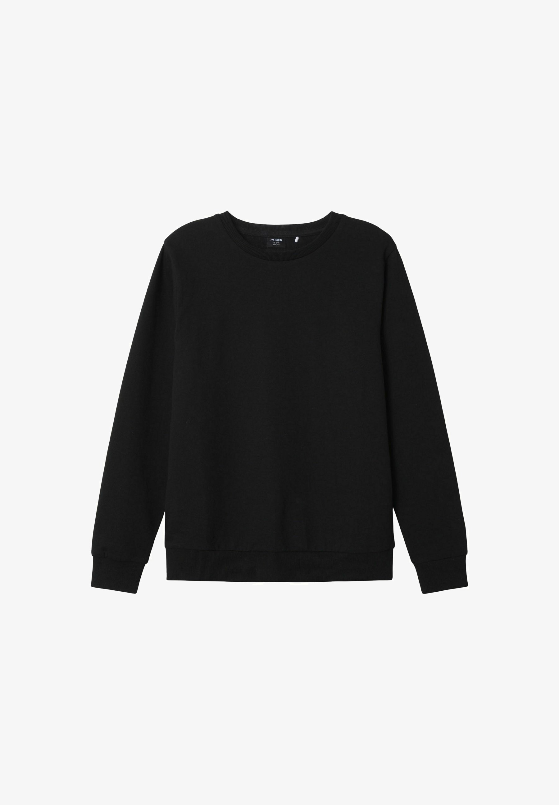 TWO SOON GLATTE - Sweatshirt - zwart