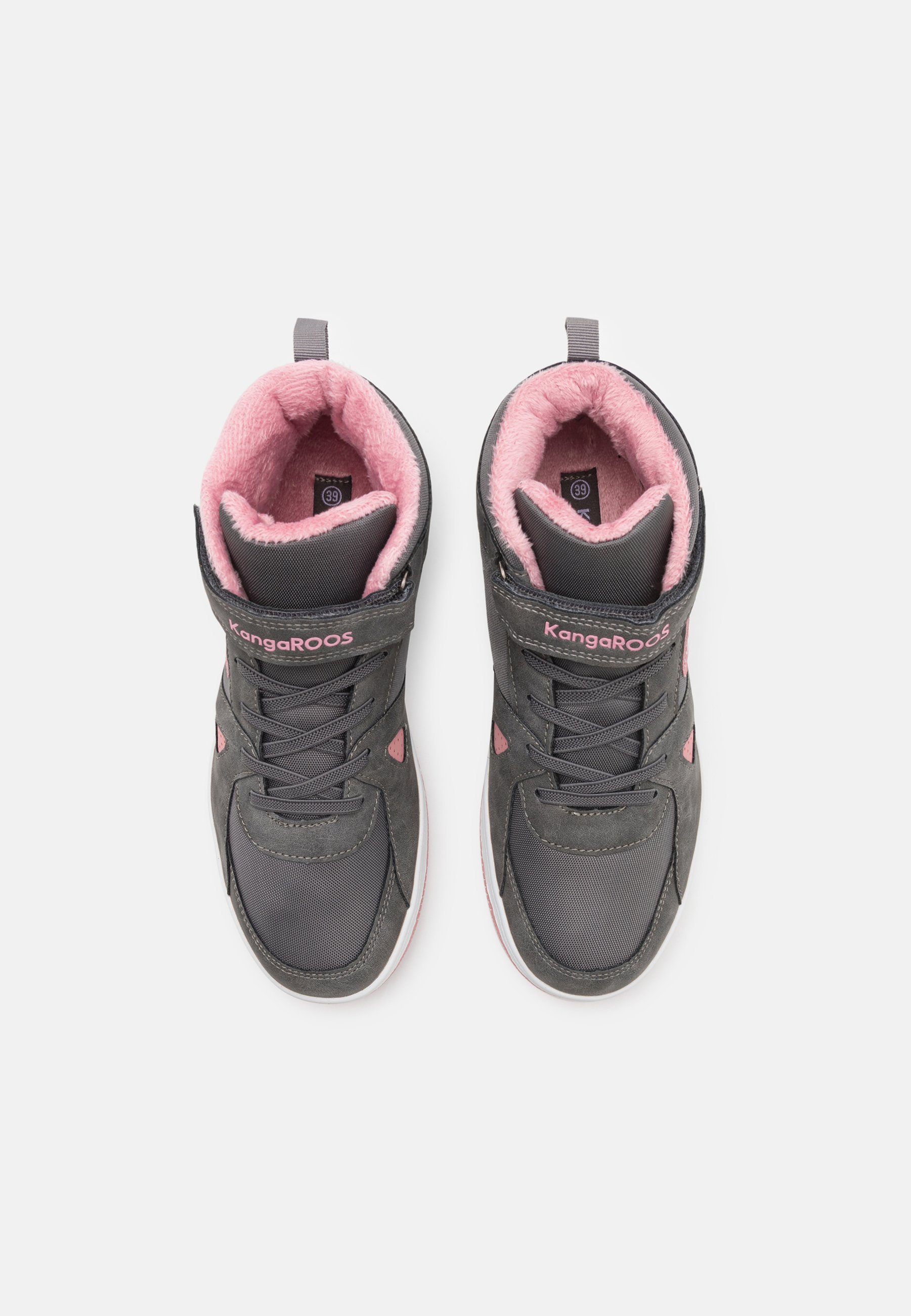 KangaROOS K-CP KALLEY II - Hoge sneakers - staalgrijs/oudroze