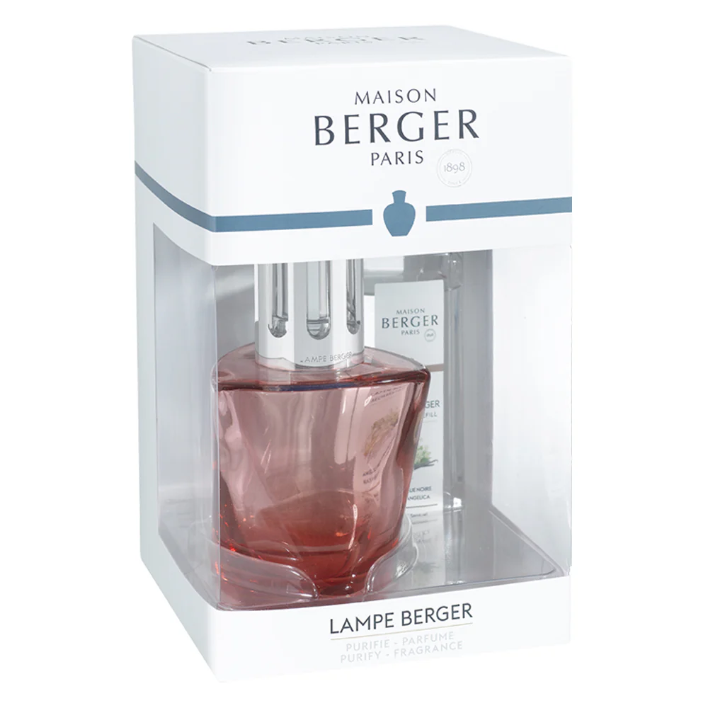 Lampe Coffret Terra Rouge - Cofanetto con Lampada, Lampada Catalitica, Profumo per Lampada Catalitica