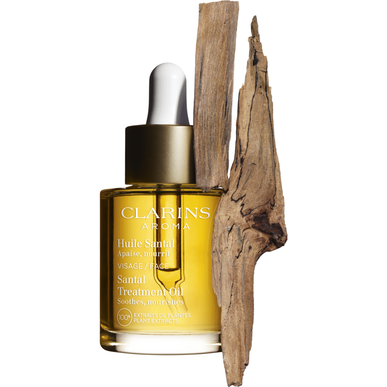 Clarins Huile Santal Visage Närande Olja för Torr/Mycket Torr Hud 30 ml