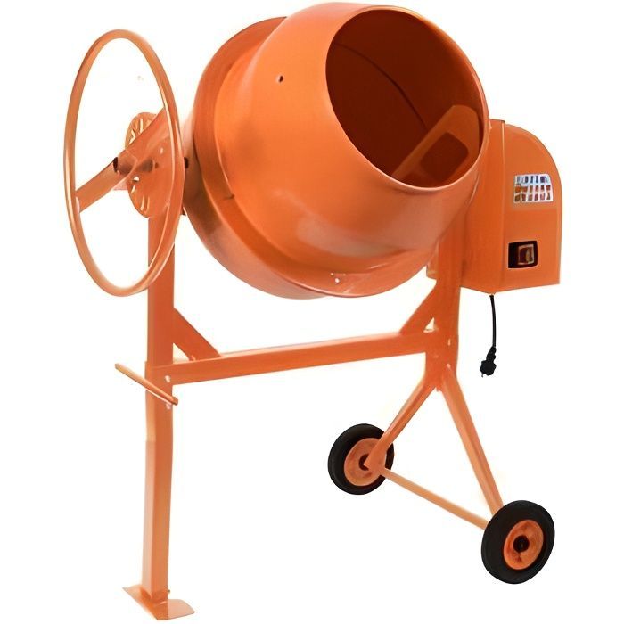 Electric cement mixer - 140 liters