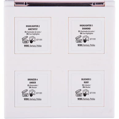 Wibo My Choice Marina Llorca -kasvopaletti 12 g 12 g
