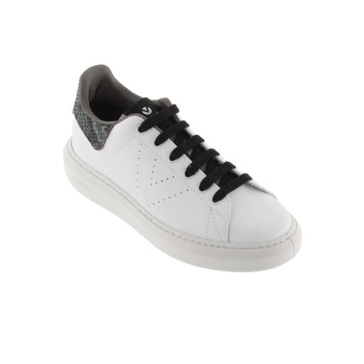 Zapatillas De Efecto Piel Victoria Milán Con Trasera De Serpiente Y Logotipo Troquelado