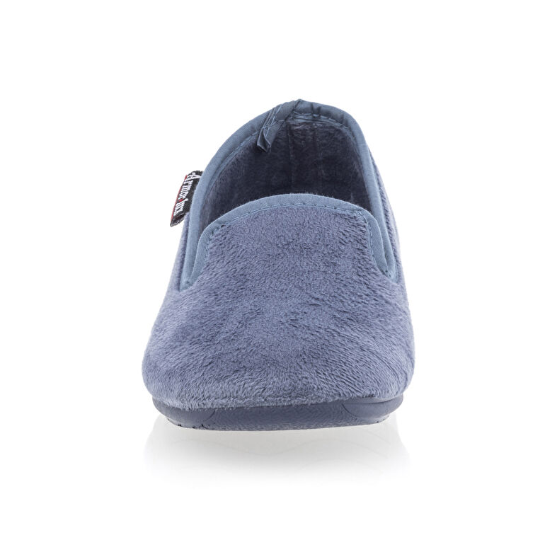 Blaue Damenpantoffeln