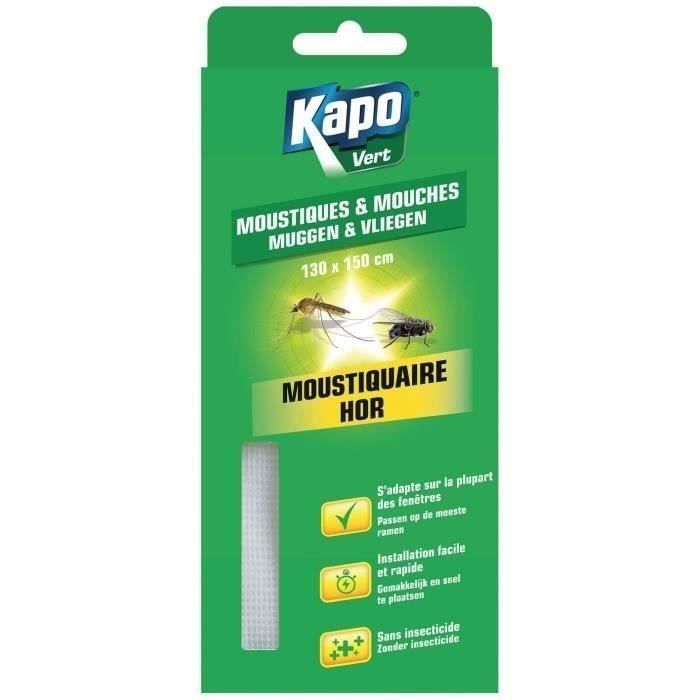 KAPO Mosquito Net for Mosquitoes and Flies - 130 x 150 cm