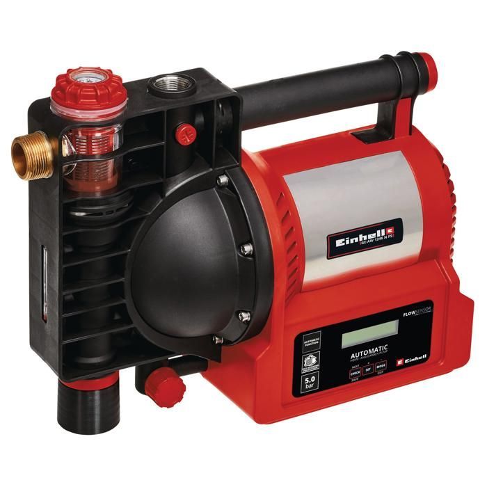 Einhell Pompe d'arrosage automatique GE-AW 1246 N FS (1 200 W, pré-filtre avec clapet anti-retour)