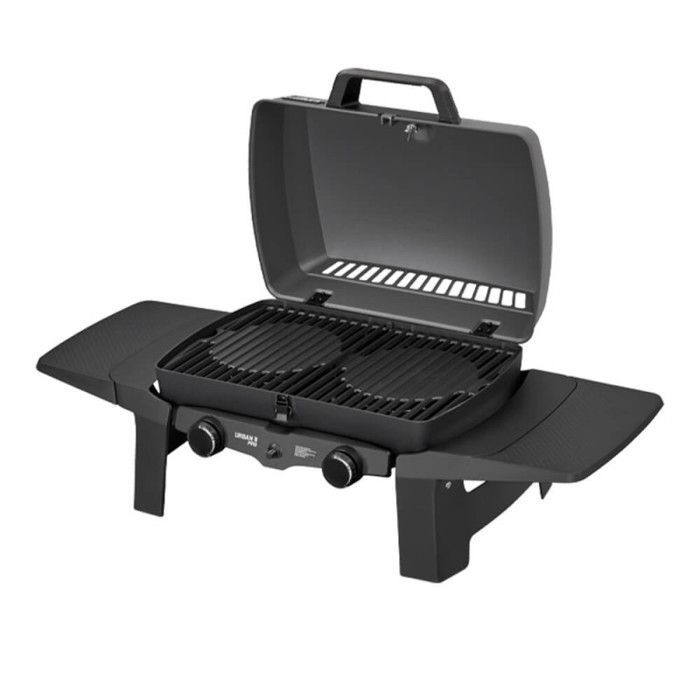 Urban II Pro draagbare gasbarbecue – ENDERS BY FAVEX – 2 branders – 4,4 kW – Gietijzeren roosters – Tuin, terras, camping