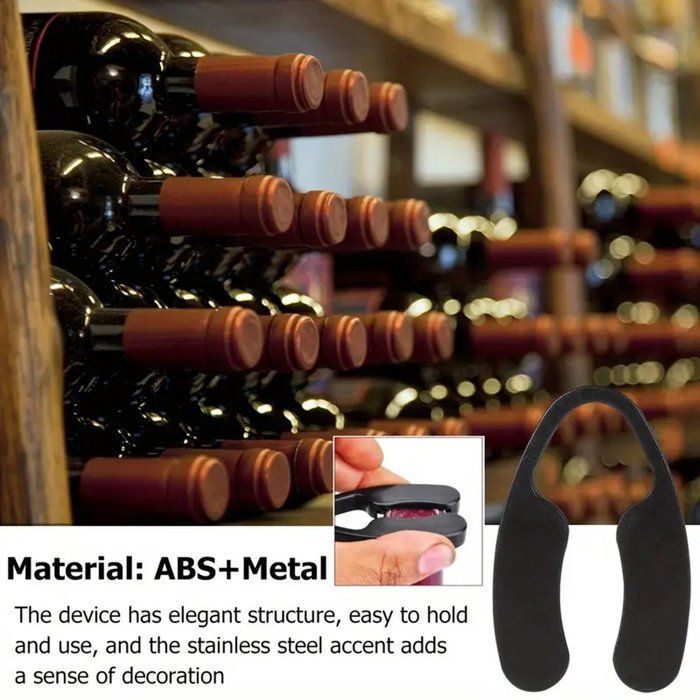Coupe-capsule ergonomique pour bouteille de vin - Accessoire d'ouverture tranchant et facile à utiliser - Cadeau idéal p Étiquette