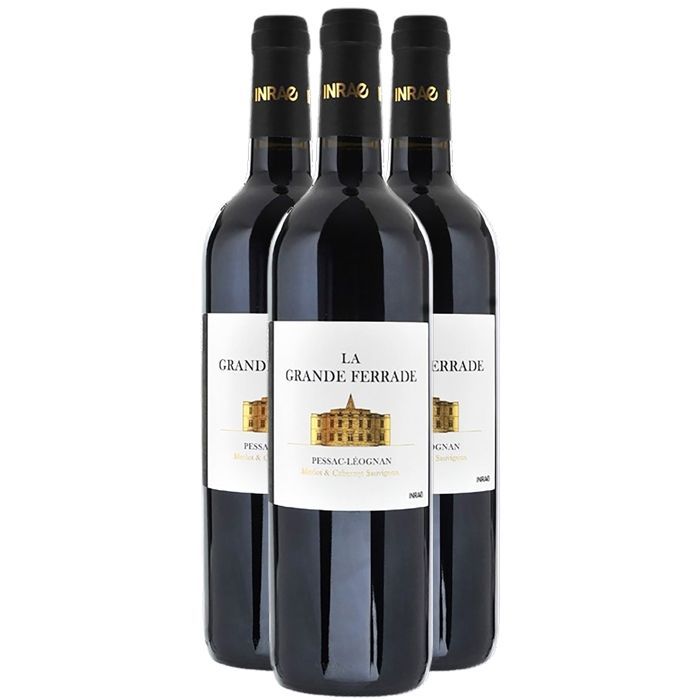 La Grande Ferrade Pessac-Léognan 2021 - Vin Rouge de Bordeaux (3x75cl)