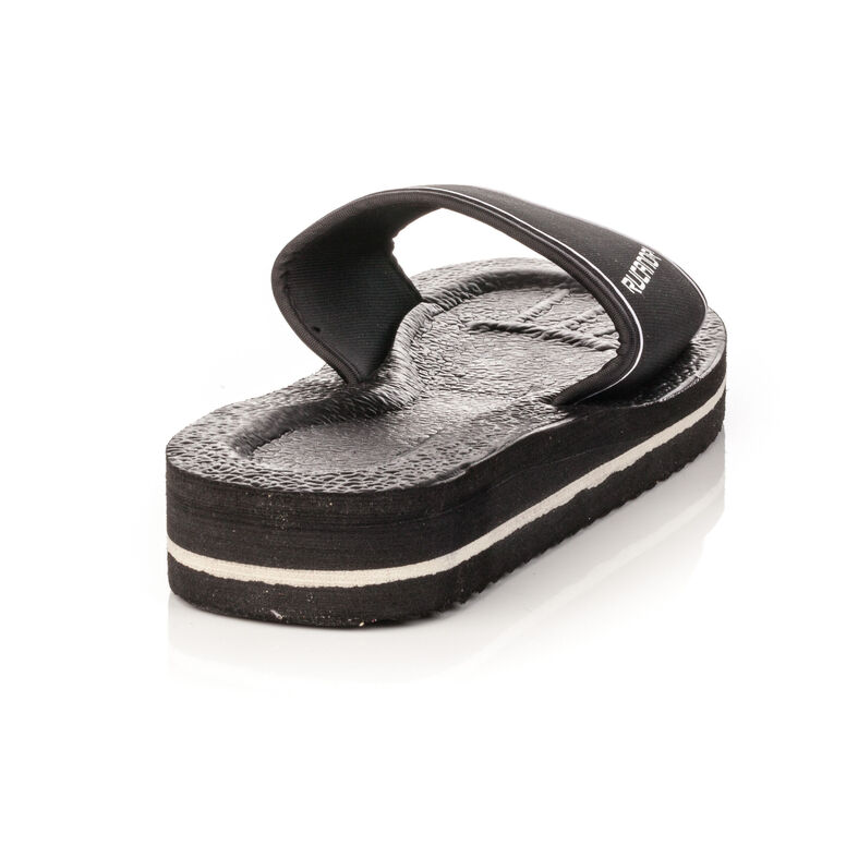 Férfi fekete flip-flop papucsok / tanga szandálok