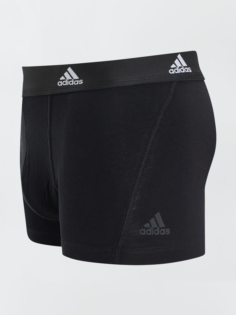 Zestaw 3 bokserek adidas - CZARNE