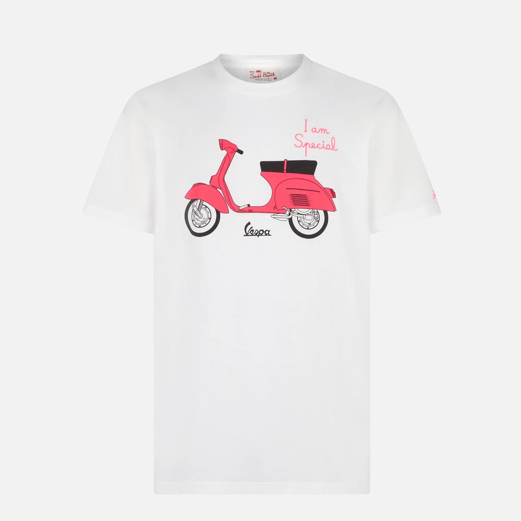 Heren katoenen T-shirt met Vespa-print | VESPA® SPECIAL EDITION