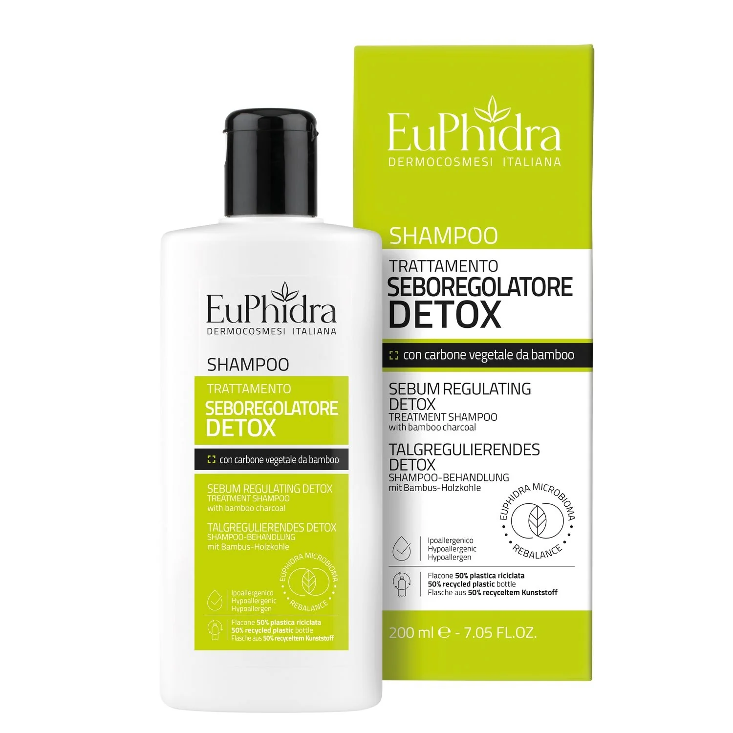 Cura dei Capelli Shampoo trattamento sebo regolatore Detox - Shampoo Detossinante, Shampoo Purificante, Trattamento Cuoio Capelluto