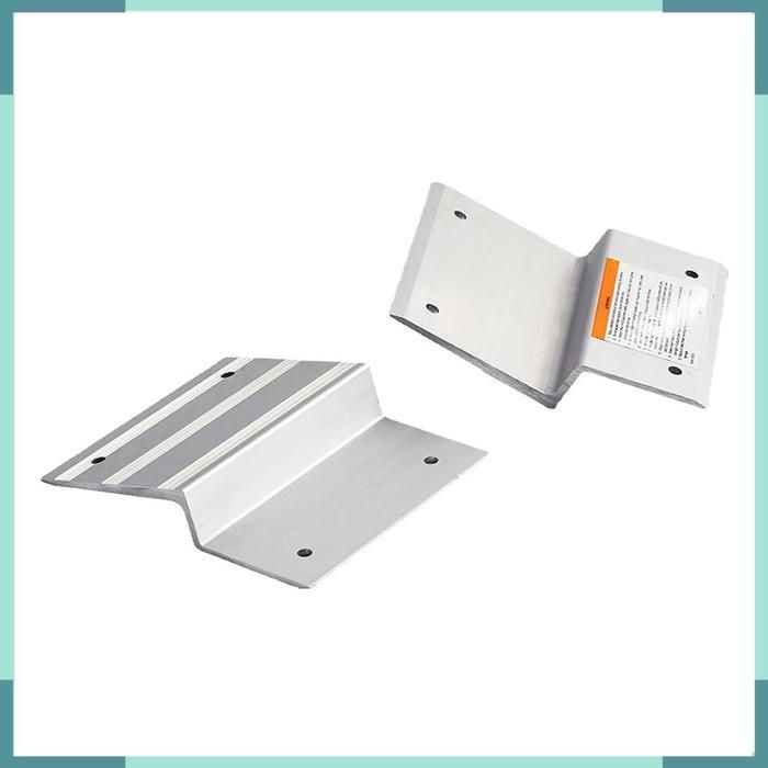 Accesorios para rampas de carga de camiones KEENSO, kits de rampas de carga de motocicletas de aleación, estuche plateado