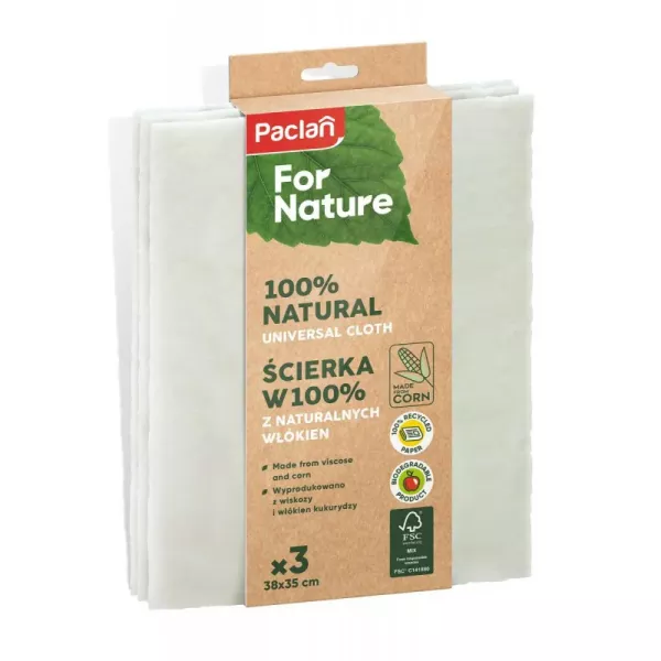 Ściereczka z włókien kukurydzy Paclan for nature