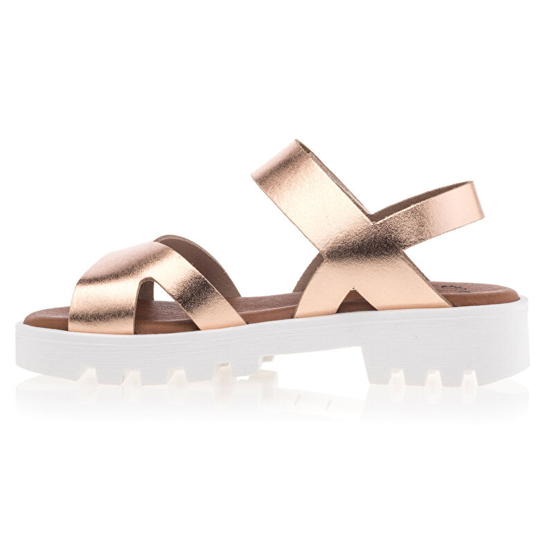 Sandalias amarillas para niña / Zapatos de punta abierta