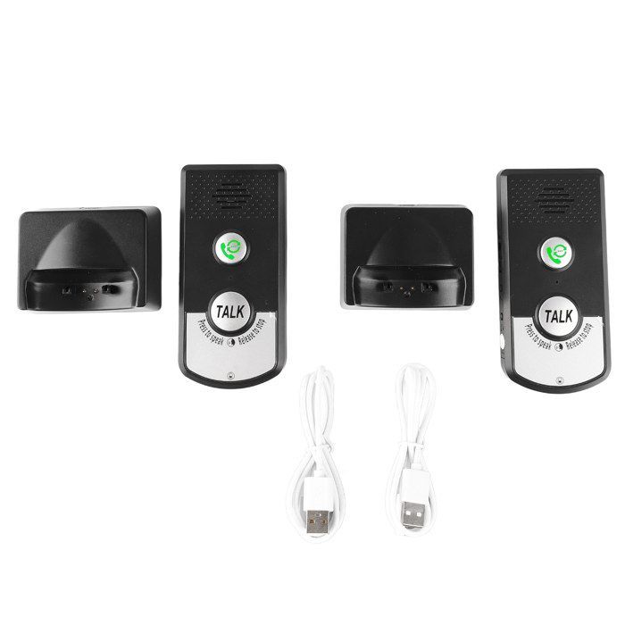 Intercomunicador inalámbrico - OKUMGGYJ - 103450 - 1800 mAh - 1000 metros - Volumen ajustable