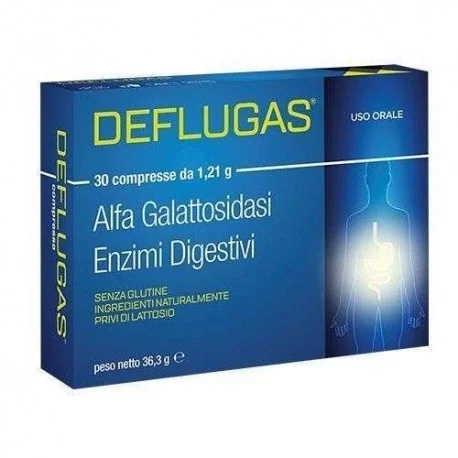 Deflugas 30 kauwtabletten tegen buikzwelling